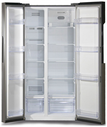 Холодильник Ginzzu NFK-440 стальной фото 7