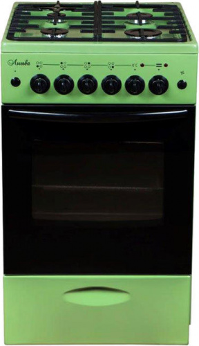 Комбинированная плита Лысьва ЭГ 401 МС-2у зеленый (без крышки)