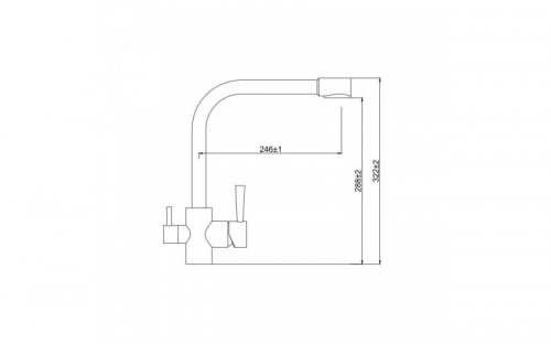 Смеситель для кухни Kaiser Merkur 26044-4 фото 3