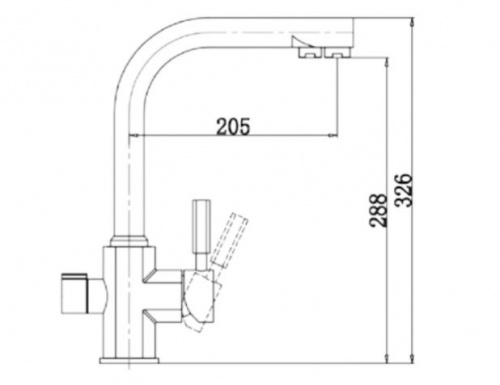 Смеситель для кухни Kaiser Decor 40144-7 ORA фото 4