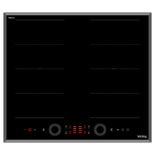 Встраиваемая индукционная варочная панель Korting HIB 68700 B Quadro