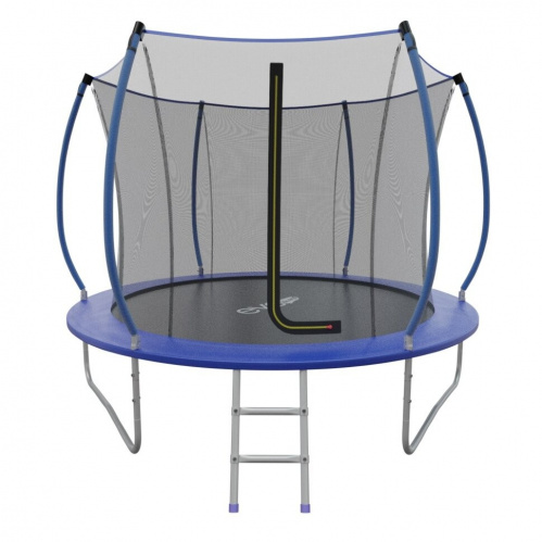 Батут Evo Jump Internal 8ft синий с внутренней сеткой и лестницей