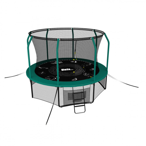 Батут Unix Line Supreme Game 10 ft green фото 8