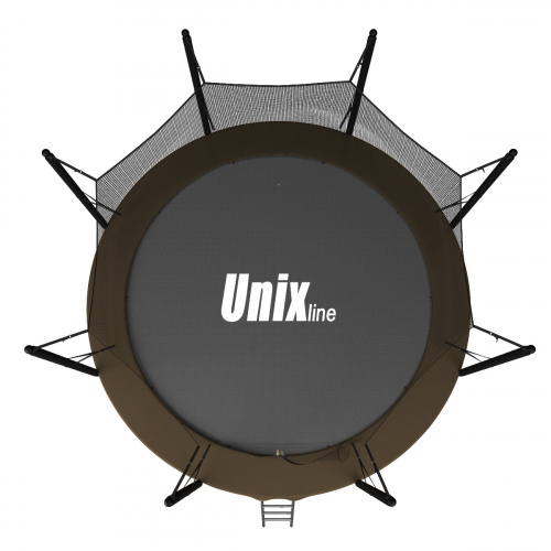 Батут Unix Line 10 ft inside black/brown фото 4