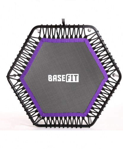 Батут BaseFit TR-401 112 см фиолетовый фото 3