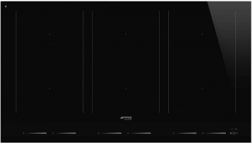 Встраиваемая индукционная варочная панель Smeg SIA1963D черный фото 2