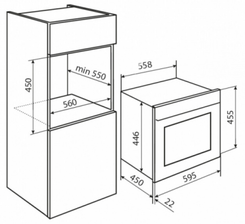 Встраиваемая микроволновая печь Kuppersberg RMW 969 BOR фото 3