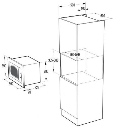 Встраиваемая микроволновая печь Gorenje BM235CLI фото 3