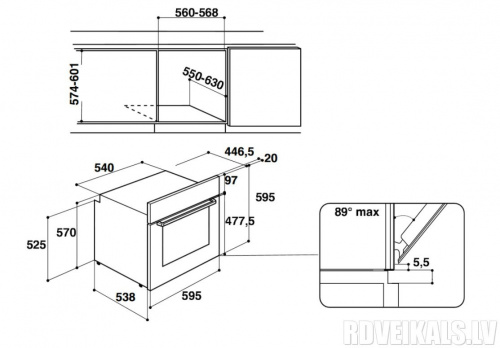 Встраиваемый электрический духовой шкаф Hotpoint-Ariston 7O 4FA541JHIXHA фото 4