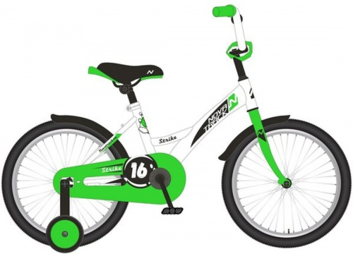 Велосипед Novatrack 143STRIKE.WTG20 белый/зеленый фото 2