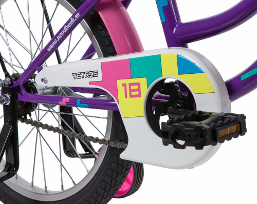 Велосипед Novatrack Tetris (181TETRIS.VL20 18) фиолетовый (1 фото 8
