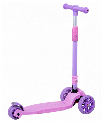 Самокат Ridex 3-х колесный Bunny, 135/90 мм, розовый/фиолетовый (4680459107145) фото 4