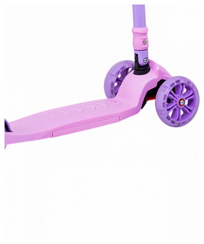 Самокат Ridex 3-х колесный Bunny, 135/90 мм, розовый/фиолетовый (4680459107145) фото 7