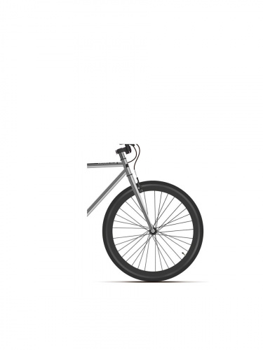 Велосипед Black One Urban 700 серебристый/черный 2020-2021 фото 3