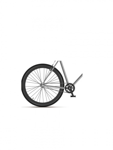 Велосипед Black One Urban 700 серебристый/черный 2020-2021 фото 4