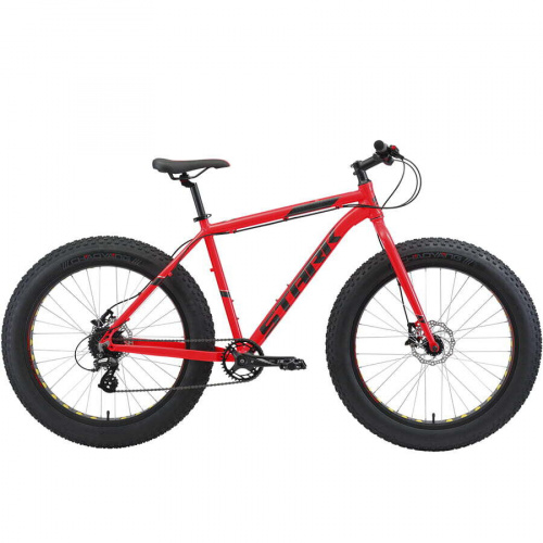 Велосипед Stark '21 Fat 26.2 HD красный/черный 2020-2021 фото 2