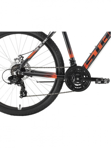 Велосипед Stark 21 Indy 26.1 D Shimano черный/оранжевый (043219) фото 3