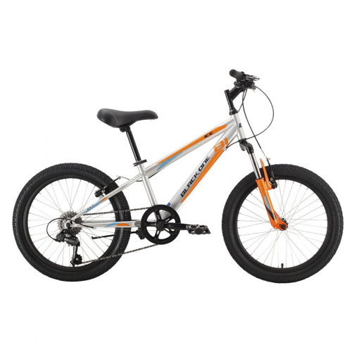 Велосипед Black One Ice 20 серебристый/оранжевый/голубой HQ-0005360 фото 2