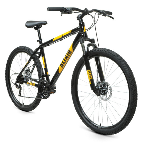 Велосипед Altair AL 27,5 D 21 ск черный/оранжевый 20-21 г фото 2