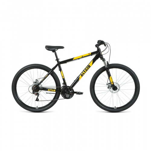 Велосипед Altair AL 27,5 D 21 ск черный/оранжевый 20-21 г фото 3