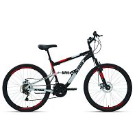 Велосипед Altair MTB FS 26 2.0 D 18 ск Черный/Красный 2022 г