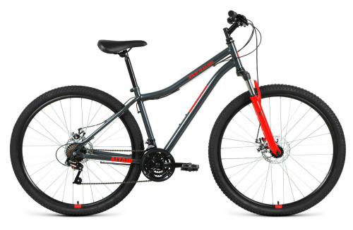 Велосипед Altair 29 MTB HT 29 2.0 disc 21 ск темно-серый/красный 20-21 г фото 3