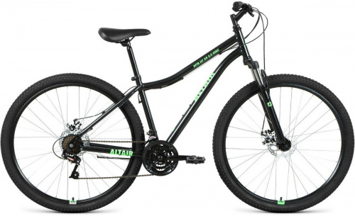 Велосипед Altair MTB HT 29 2.0 disc 21 ск черный/ярко-зеленый 21-22 г19 (RBK22AL29168) фото 2
