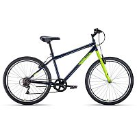 Велосипед Altair MTB HT 26 1.0 7 ск Темно-синий/Зеленый 2022 г