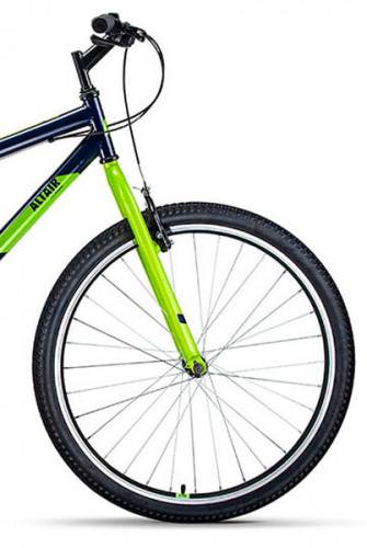 Велосипед Altair MTB HT 26 1.0 7 ск Темно-синий/Зеленый 2022 г фото 3