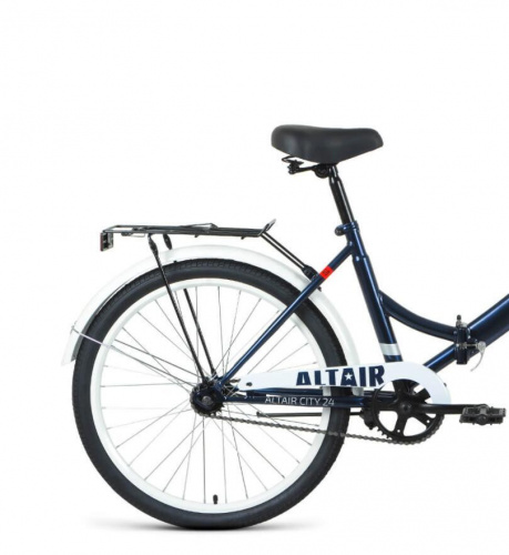 Велосипед Altair City 24 1 ск 21-22 г 16 темно-синий/серый (RBK22AL24009) фото 3
