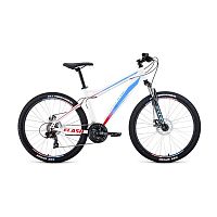 Велосипед Forward Flash 26 2.0 disc белый/голубой 20-21 г 15 (RBKW1M16G013)