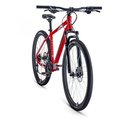 Велосипед Forward Apache 29 2.0 disc AL красный/серебро 20-21 г фото 2