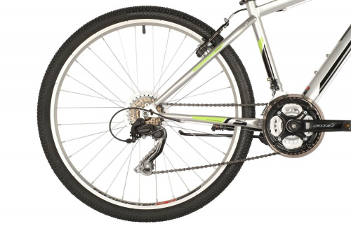 Велосипед Foxx 26SHV.AZTEC.18SL1 серебристый фото 7