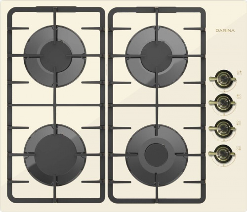 Встраиваемая газовая варочная панель Darina 1T18 BGC 341 12 Bg бежевый