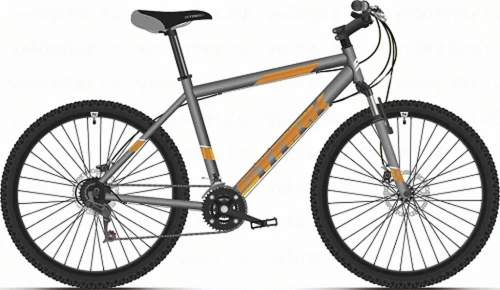 Велосипед Stark '21 Respect 29.1 D Microshift серый/оранжевый (HD00000154)