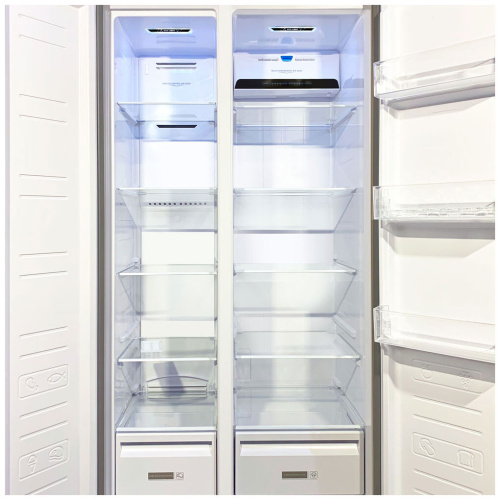 Холодильник Ginzzu NFK-615 золотистый фото 3