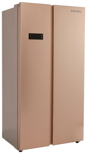 Холодильник Ascoli ACDG571WE золото фото 2