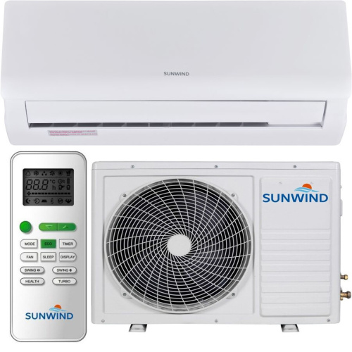 Сплит-система SunWind SW-09/IN - SW-09/OUT белый фото 2