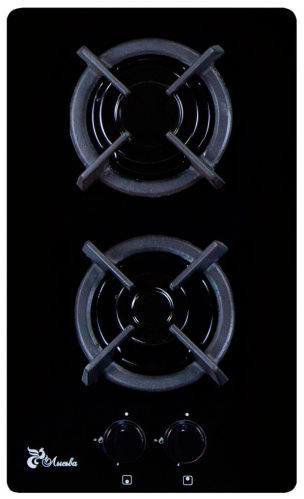 Встраиваемая газовая варочная панель Лысьва GR0200G00 черный фото 2