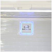 Холодильник Ginzzu NFK-510 белый стекло