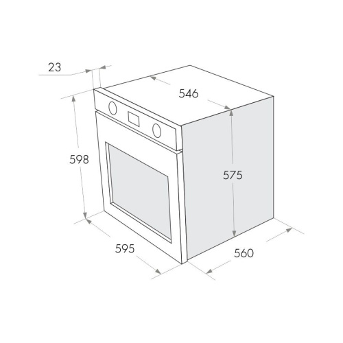 Встраиваемый газовый духовой шкаф Maunfeld MGOG 673W фото 16