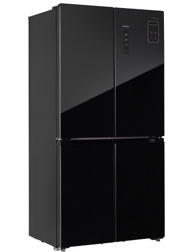 Холодильник Tesler RCD-482I BLACK GLASS фото 2
