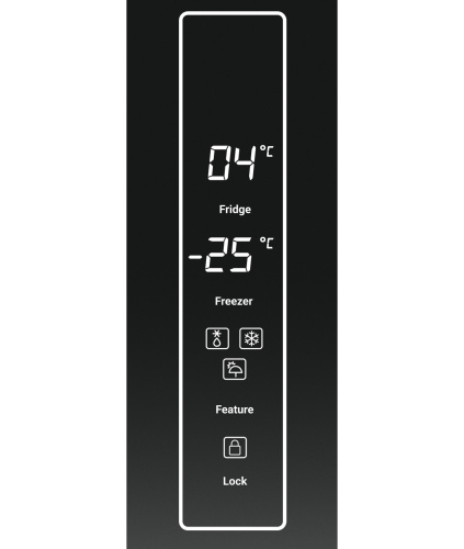 Холодильник Tesler RCD-482I BLACK GLASS фото 7