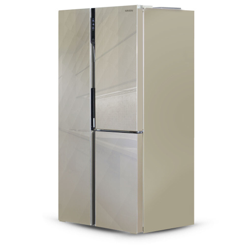 Холодильник Ginzzu NFK-475 шампань фото 3