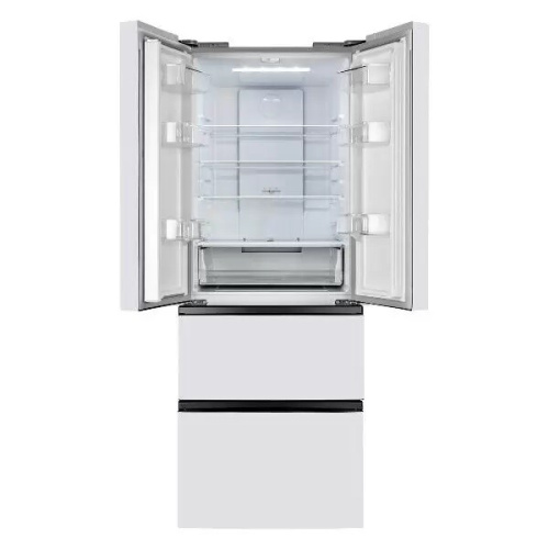 Холодильник Zugel ZRFD361W белое стекло фото 3
