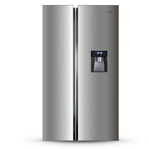Холодильник Ginzzu NFK-521 сталь фото 2