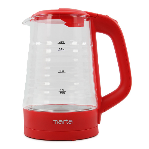 Чайник электрический Marta MT-4585 красный рубин фото 3