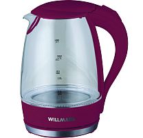 Чайник электрический Willmark WEK-1708G бордовый