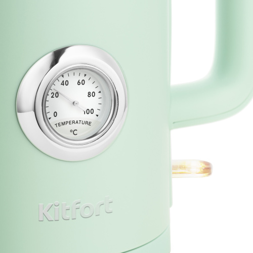 Чайник электрический Kitfort KT-659-2 зеленый фото 4