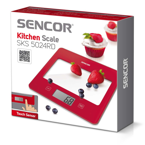 Весы кухонные Sencor SKS 5024RD фото 8
